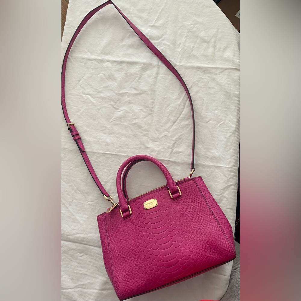 Michael Kors Fuchsia Crossbody Bag